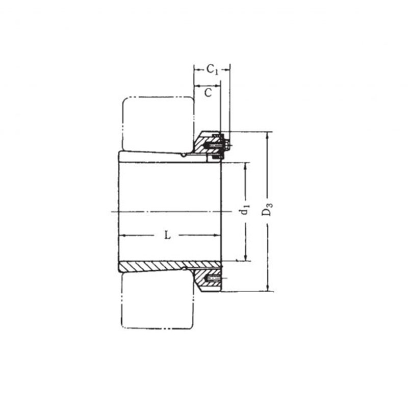 H 3100 Line Drawing | KG Bearing